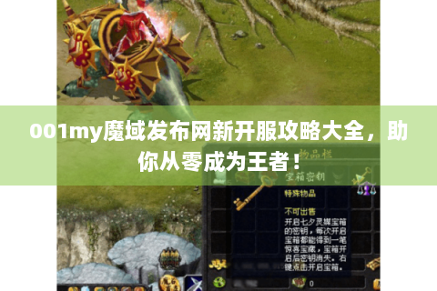 001my魔域发布网新开服攻略大全，助你从零成为王者！