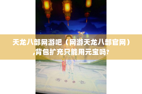 天龙八部网游吧（网游天龙八部官网）,背包扩充只能用元宝吗?