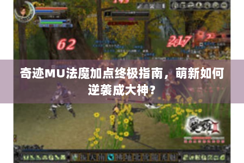 奇迹MU法魔加点终极指南，萌新如何逆袭成大神？