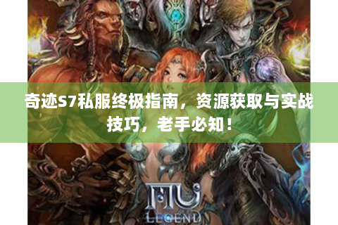 奇迹S7私服终极指南，资源获取与实战技巧，老手必知！