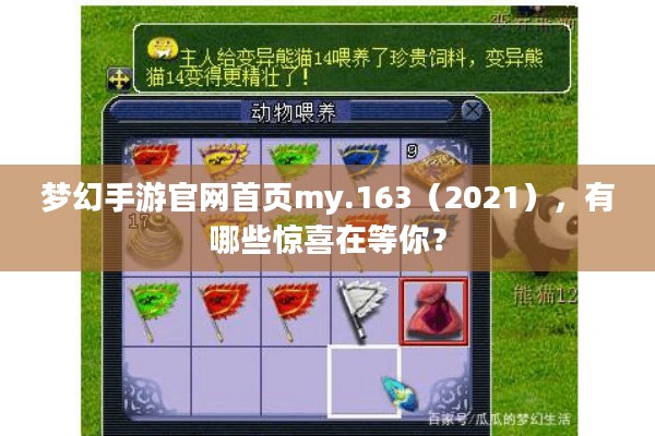 梦幻手游官网首页my.163（2021），有哪些惊喜在等你？