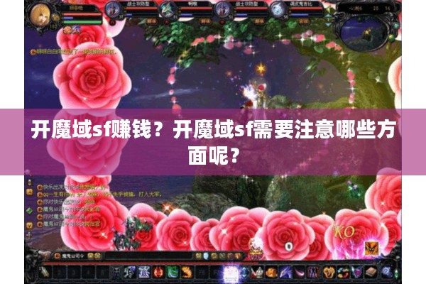 开魔域sf赚钱？开魔域sf需要注意哪些方面呢？