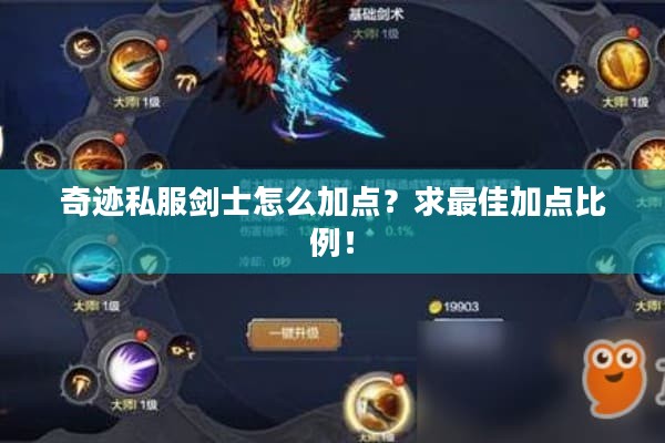 奇迹私服剑士怎么加点？求最佳加点比例！