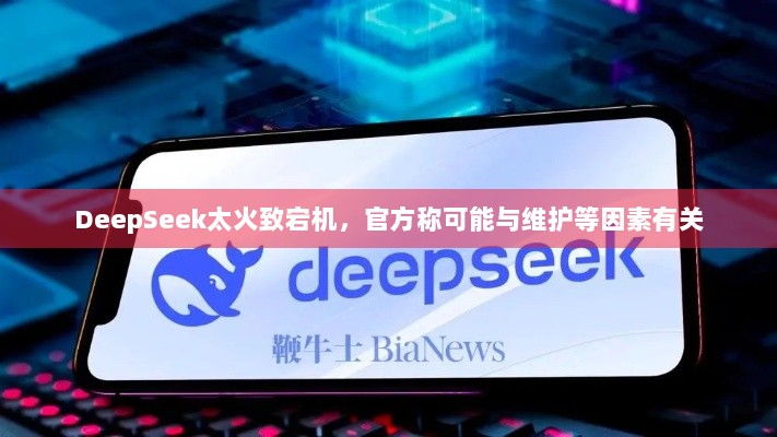 DeepSeek太火致宕机，官方称可能与维护等因素有关