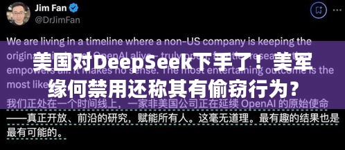 美国对DeepSeek下手了！美军缘何禁用还称其有偷窃行为？