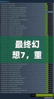 最终幻想7，重生Steam预估销量超60万，销售额近2亿元！它凭啥这么火？