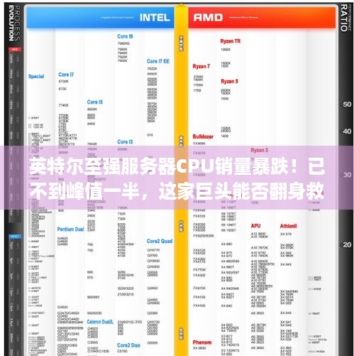 英特尔至强服务器CPU销量暴跌！已不到峰值一半，这家巨头能否翻身救场？