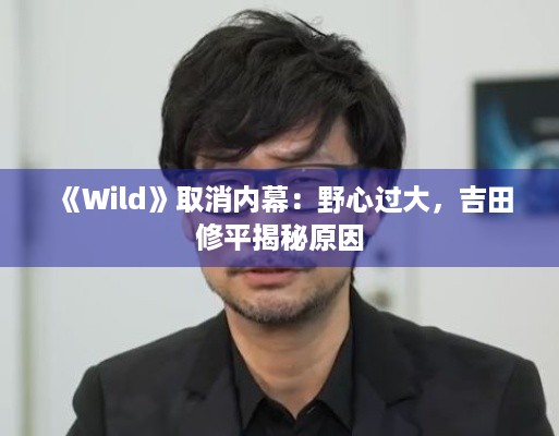 《Wild》取消内幕：野心过大，吉田修平揭秘原因