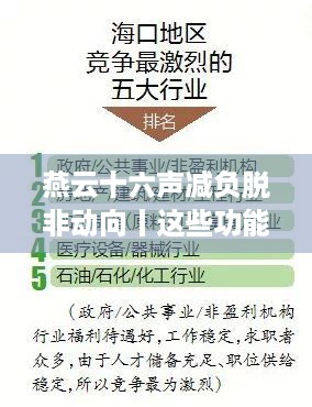 燕云十六声减负脱非动向丨这些功能快来了，你期待不？-关键词，燕云十六声、减负脱非、功能即将实装