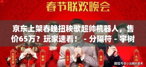 京东上架春晚扭秧歌超帅机器人，售价65万？玩家速看！ - 分隔符 - 宇树科技人形机器人新资讯