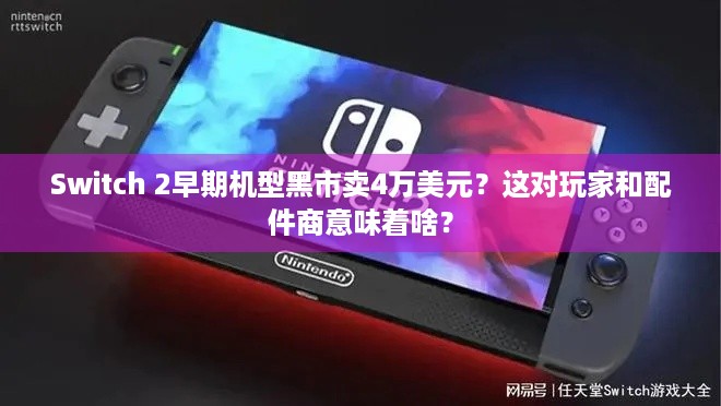 Switch 2早期机型黑市卖4万美元？这对玩家和配件商意味着啥？