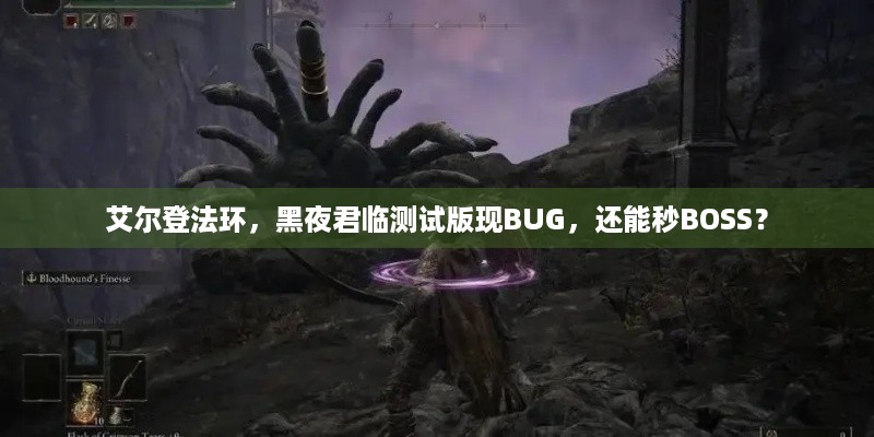 艾尔登法环，黑夜君临测试版现BUG，还能秒BOSS？