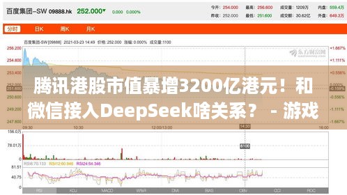 腾讯港股市值暴增3200亿港元！和微信接入DeepSeek啥关系？ - 游戏玩家必看