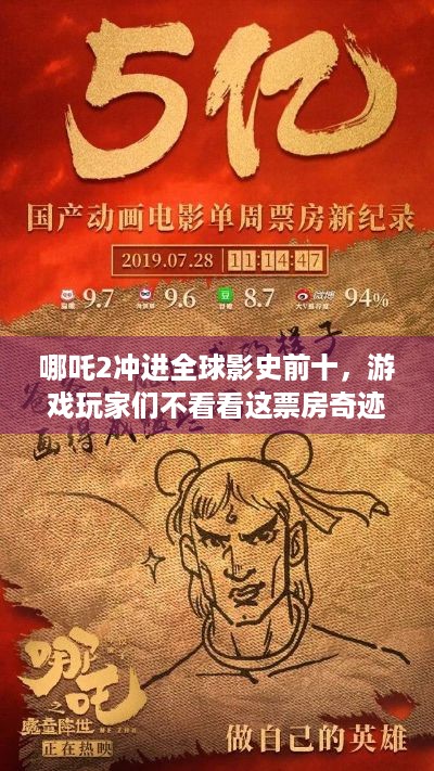 哪吒2冲进全球影史前十，游戏玩家们不看看这票房奇迹？