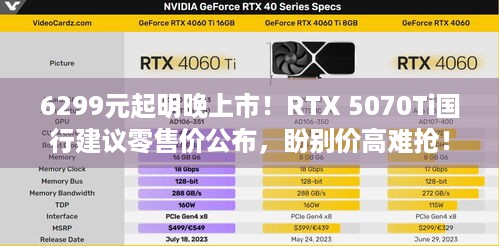 6299元起明晚上市！RTX 5070Ti国行建议零售价公布，盼别价高难抢！