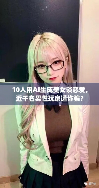 10人用AI生成美女谈恋爱，近千名男性玩家遭诈骗？