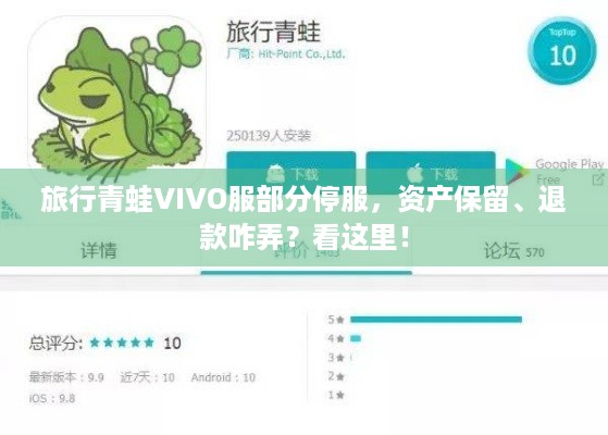 旅行青蛙VIVO服部分停服，资产保留、退款咋弄？看这里！