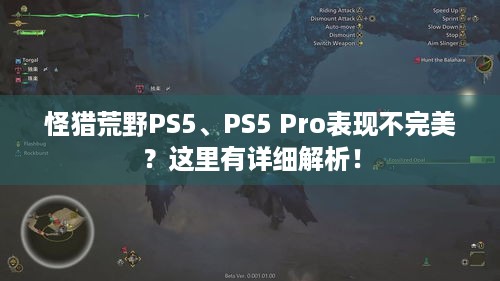 怪猎荒野PS5、PS5 Pro表现不完美？这里有详细解析！