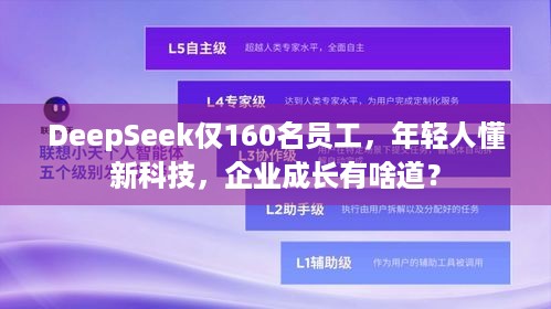 DeepSeek仅160名员工，年轻人懂新科技，企业成长有啥道？