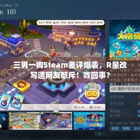 三男一狗Steam差评爆表，R星改写遭网友怒斥！咋回事？