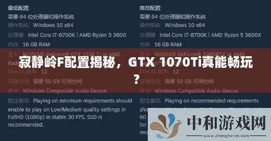 寂静岭F配置揭秘，GTX 1070Ti真能畅玩？