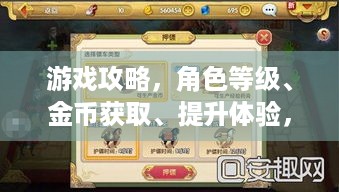 游戏攻略，角色等级、金币获取、提升体验，这些痛点咋解决？