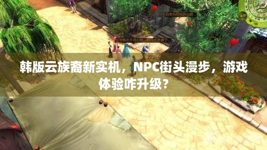 韩版云族裔新实机，NPC街头漫步，游戏体验咋升级？